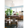 Crystorama Lofton 18'' Chandelier in Polished Nickel - Lifestyle View