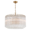 LOF-5007-AG Lofton 7 Light Chandelier | Main Image