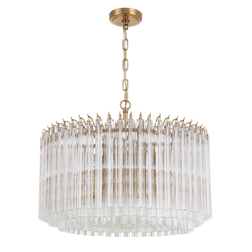 LOF-5007-AG Lofton 7 Light Chandelier | Alternate Image