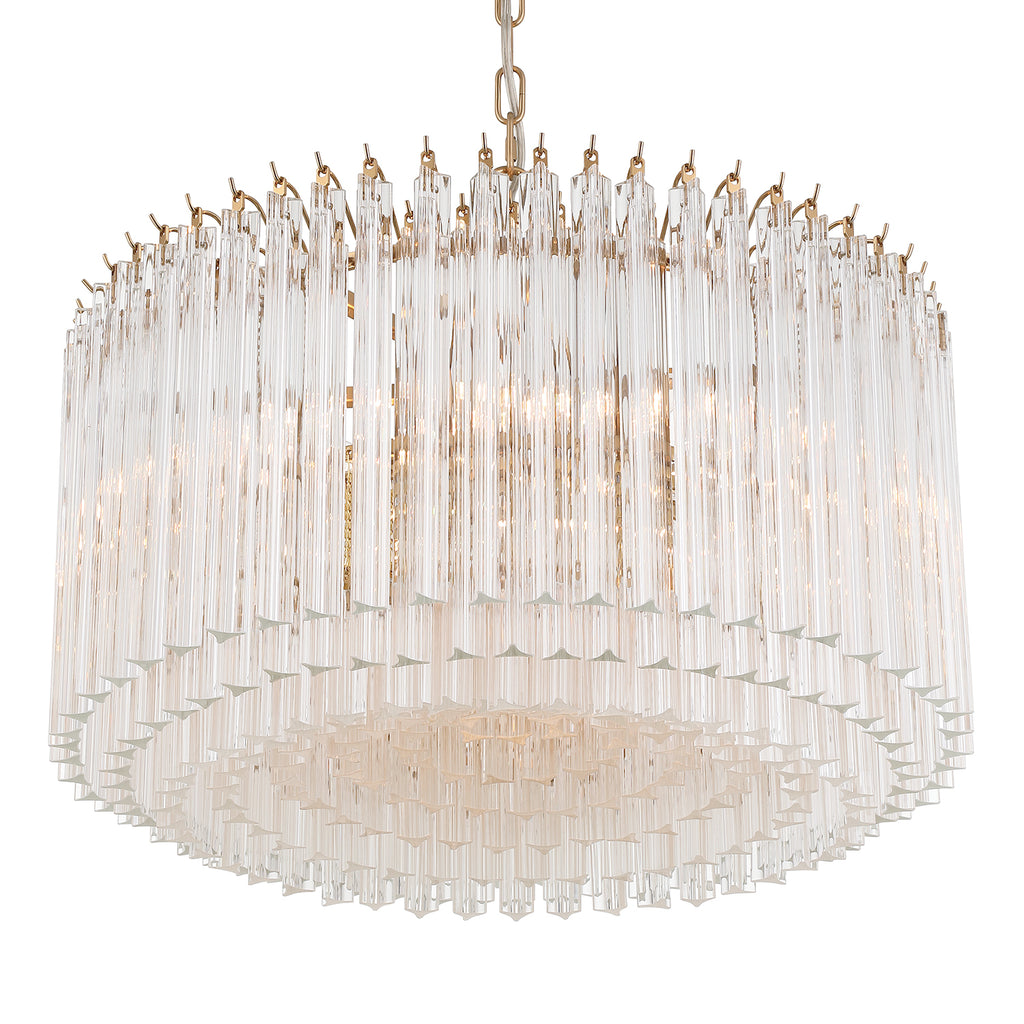 LOF-5007-AG Lofton 7 Light Chandelier | Alternate Image