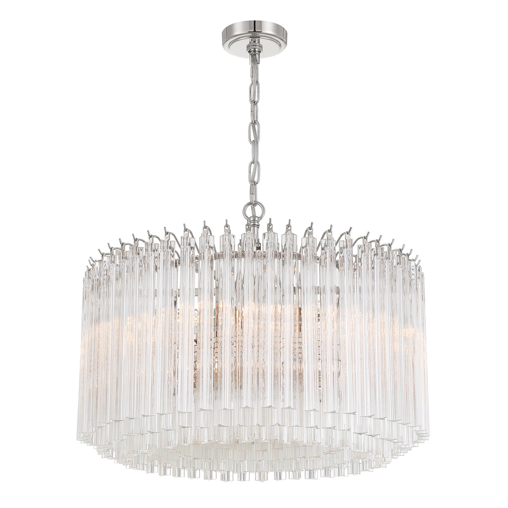 LOF-5007-PN Lofton 7 Light Chandelier | Main Image