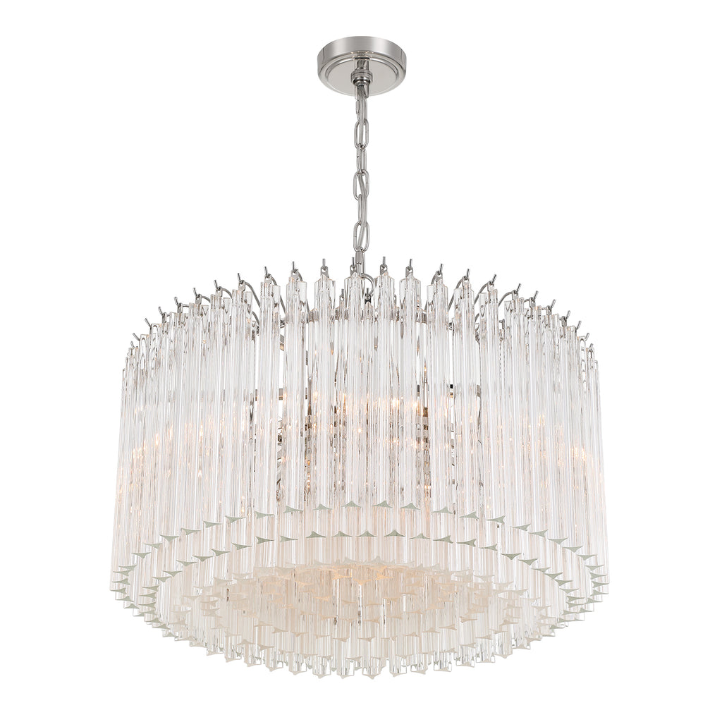 LOF-5007-PN Lofton 7 Light Chandelier | Alternate Image