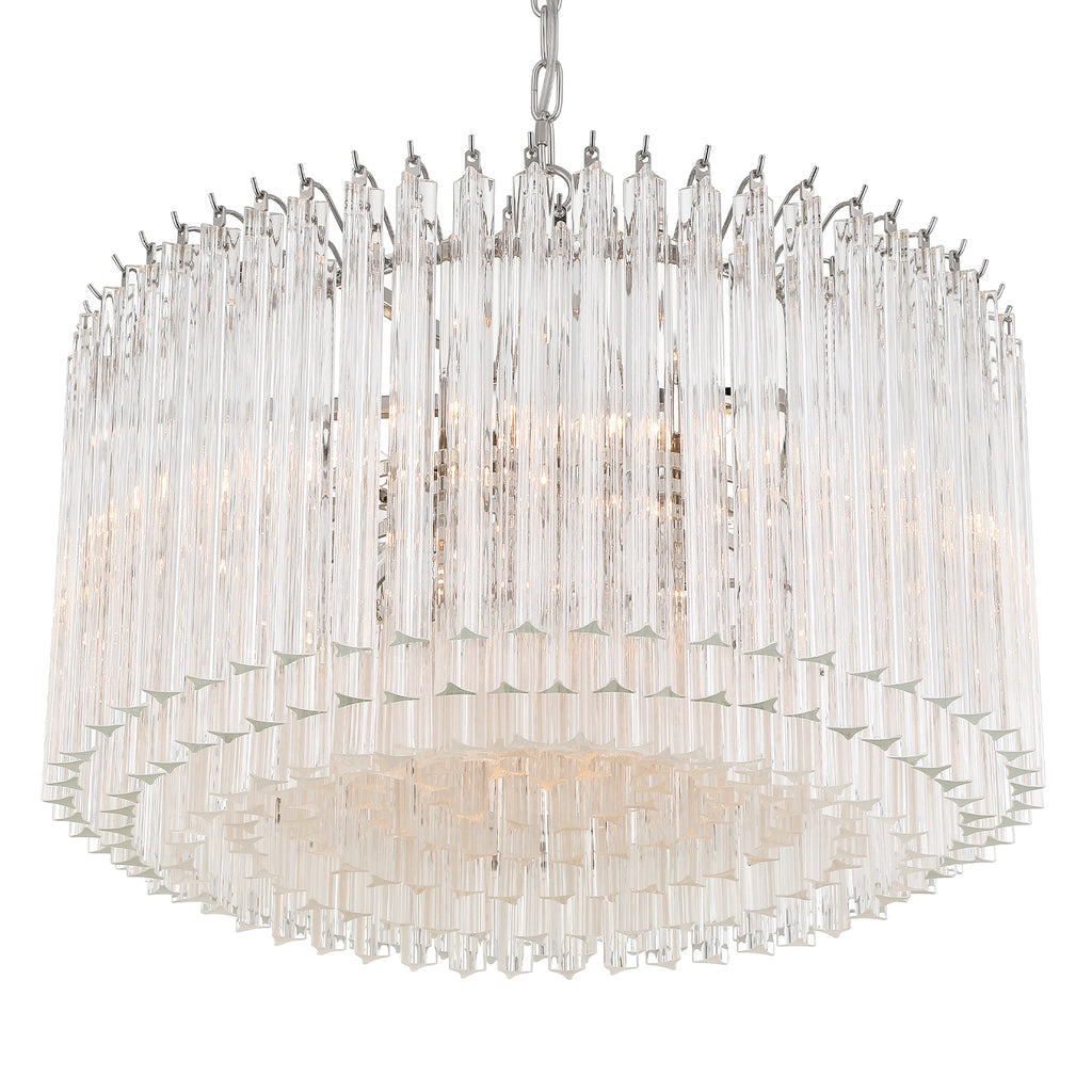 LOF-5007-PN Lofton 7 Light Chandelier | Alternate Image