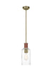 LP1071TWBCG Hadley 1 Light Pendant | Main Image