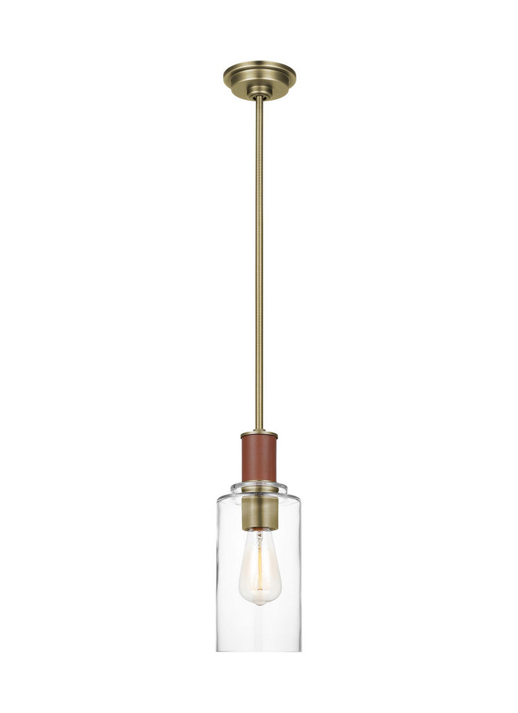 LP1071TWBCG Hadley 1 Light Pendant | Main Image