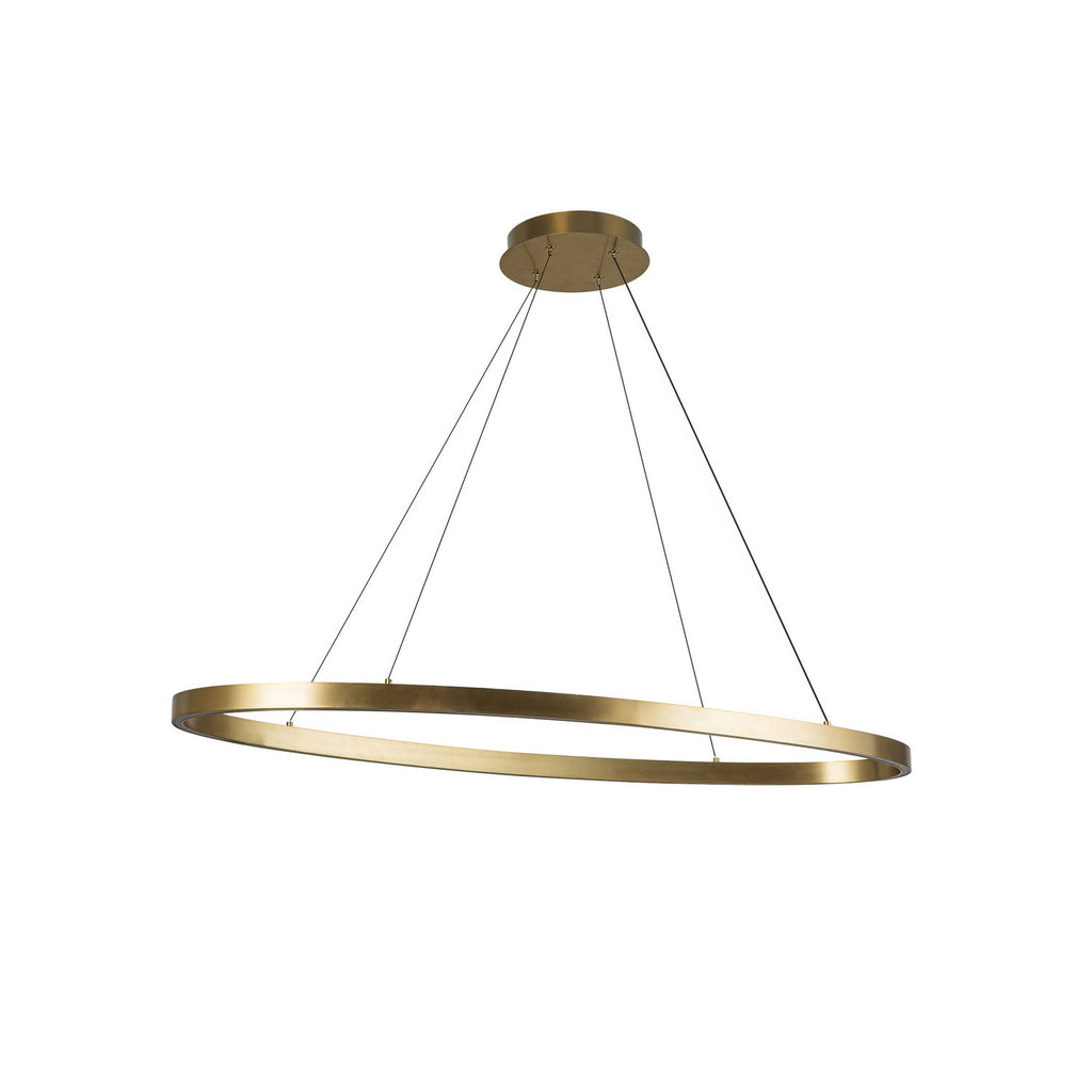 LP79140-BG Ovale 1 Light Pendant | Alternate Image