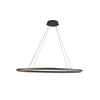 LP79140-BK Ovale 1 Light Pendant | Alternate Image