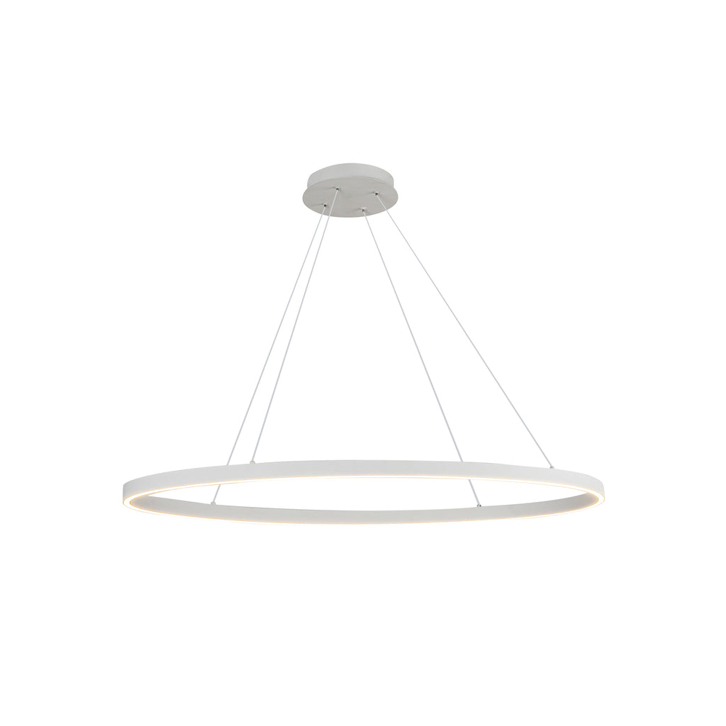 LP79140-WH Ovale 1 Light Pendant | Main Image