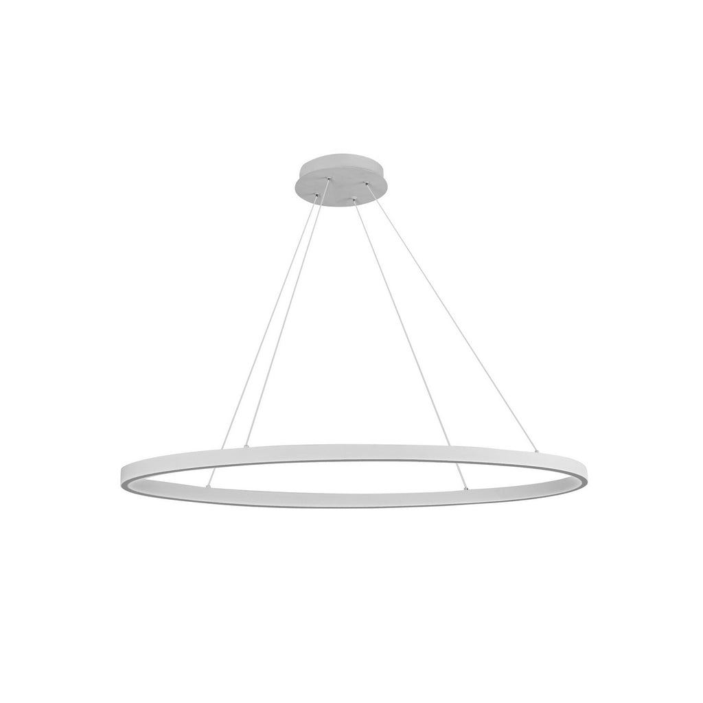 LP79140-WH Ovale 1 Light Pendant | Alternate Image