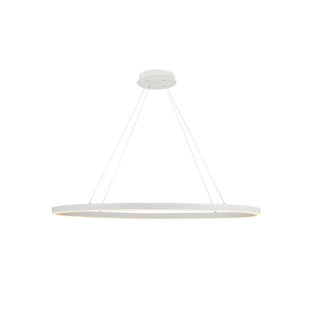 LP79140-WH Ovale 1 Light Pendant | Alternate Image