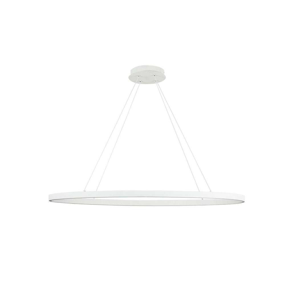 LP79140-WH Ovale 1 Light Pendant | Alternate Image