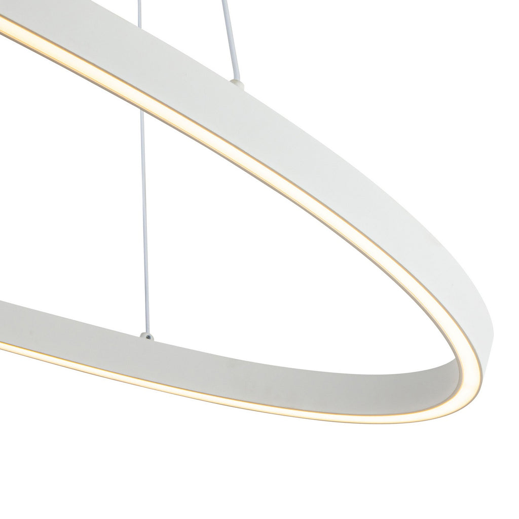 LP79140-WH Ovale 1 Light Pendant | Alternate Image