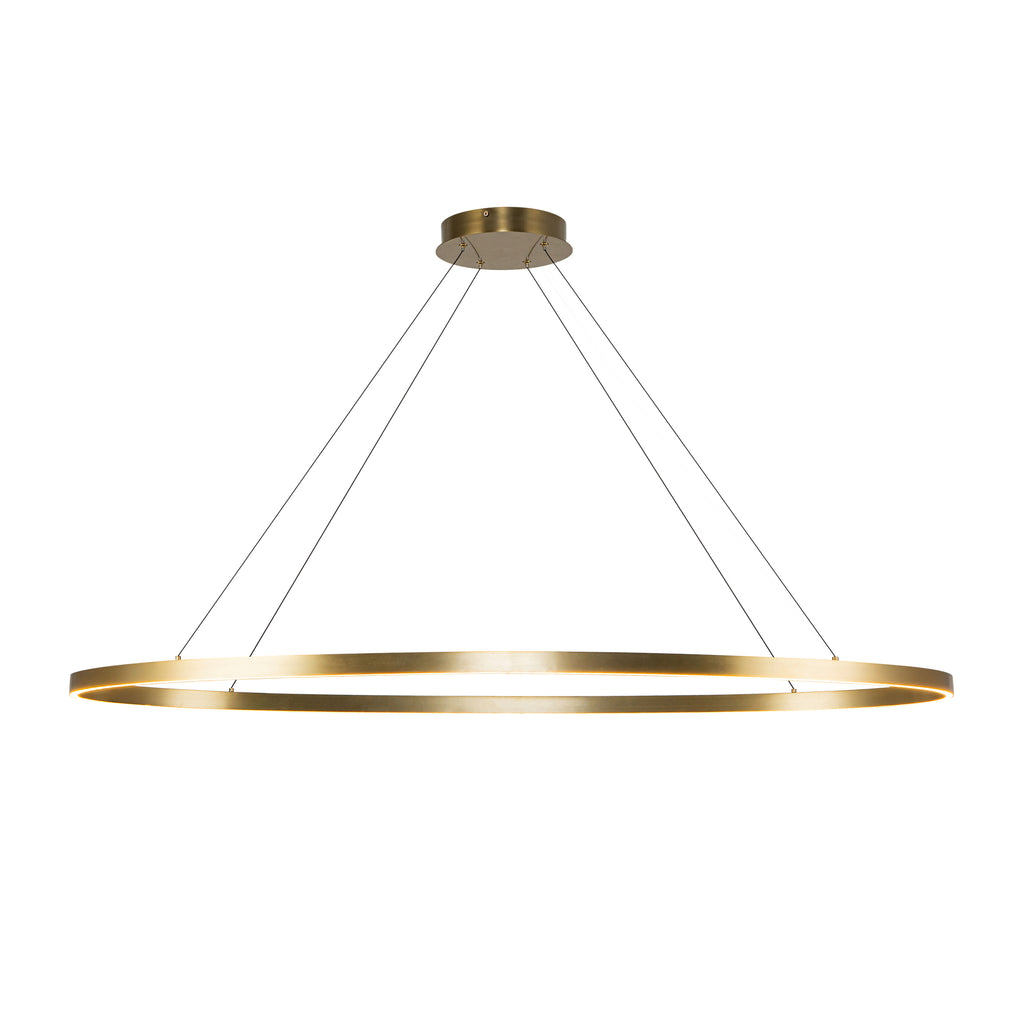 LP79153-BG Ovale 1 Light Pendant | Main Image