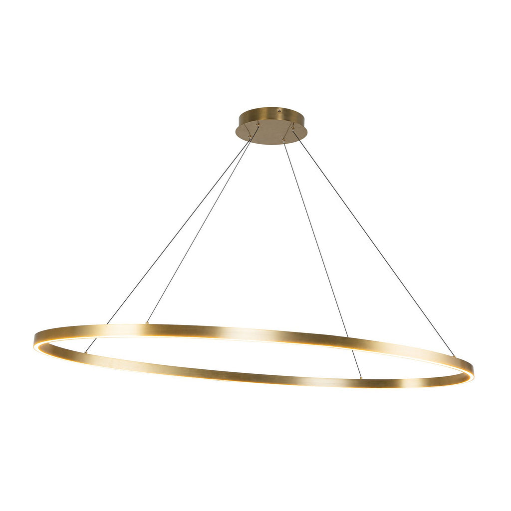 LP79153-BG Ovale 1 Light Pendant | Alternate Image