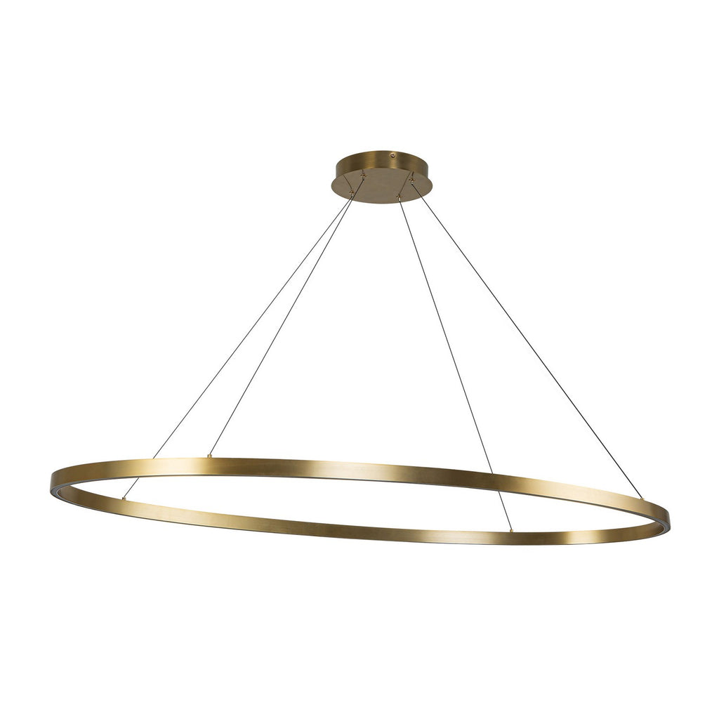LP79153-BG Ovale 1 Light Pendant | Alternate Image