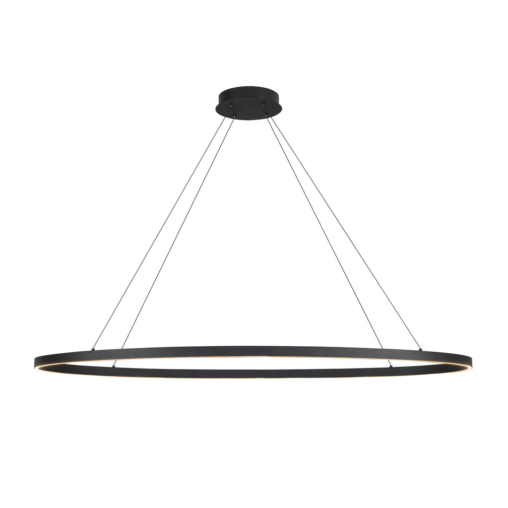 LP79153-BK Ovale 1 Light Pendant | Main Image