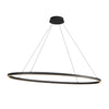 LP79153-BK Ovale 1 Light Pendant | Alternate Image