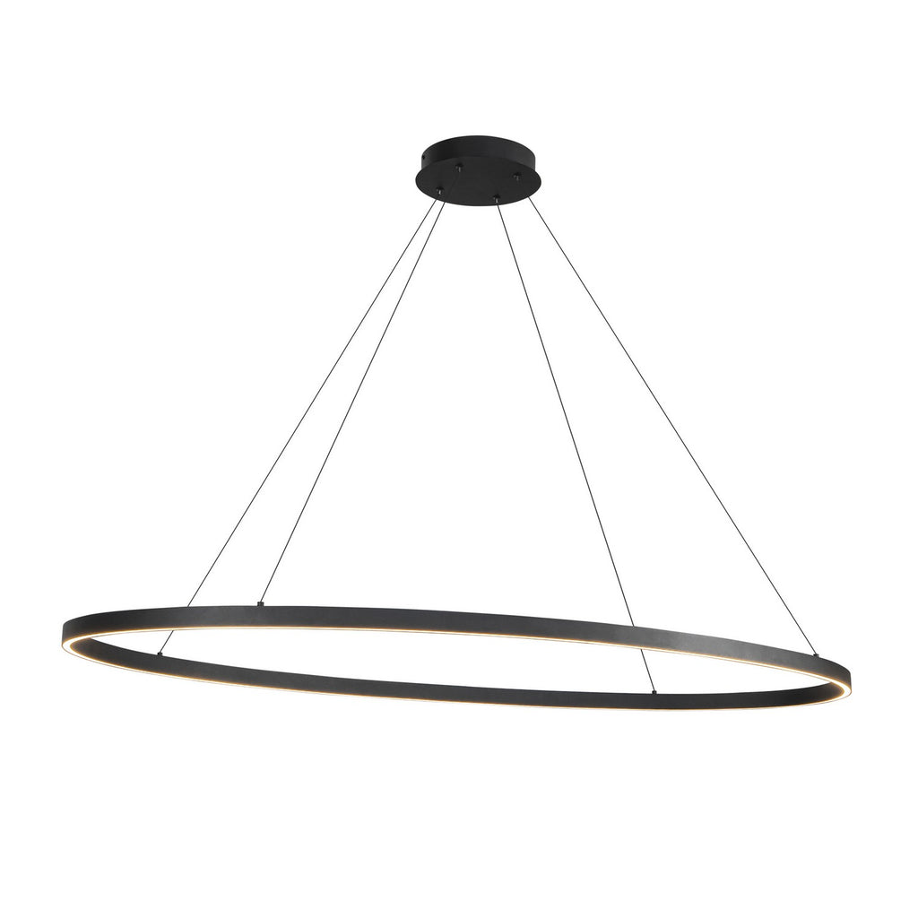 LP79153-BK Ovale 1 Light Pendant | Alternate Image