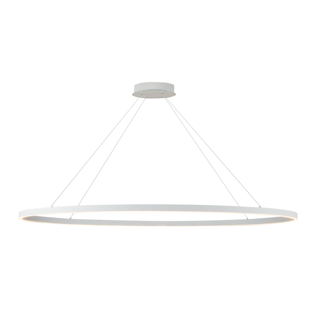 LP79153-WH Ovale 1 Light Pendant | Main Image
