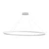 LP79153-WH Ovale 1 Light Pendant | Alternate Image
