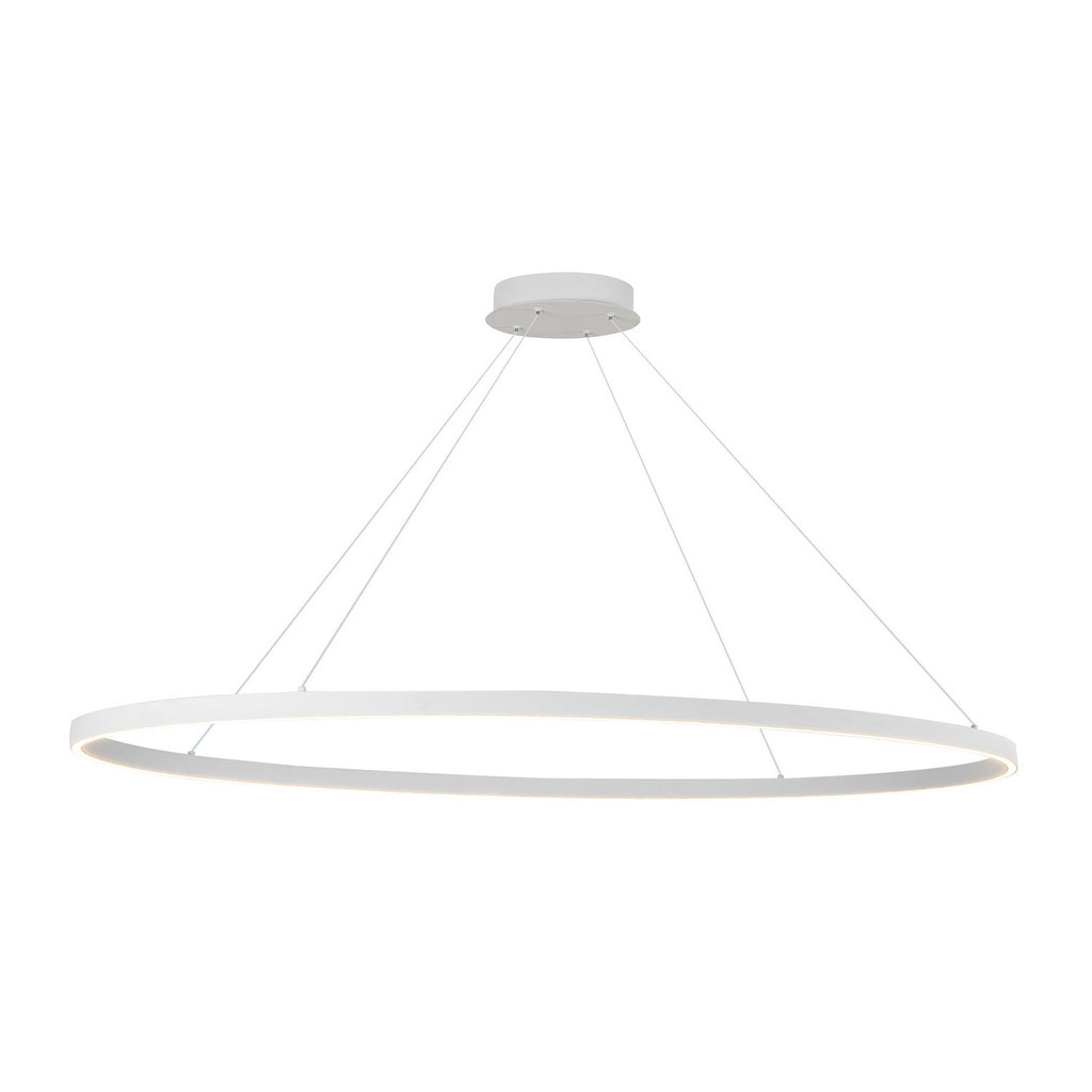 LP79153-WH Ovale 1 Light Pendant | Alternate Image