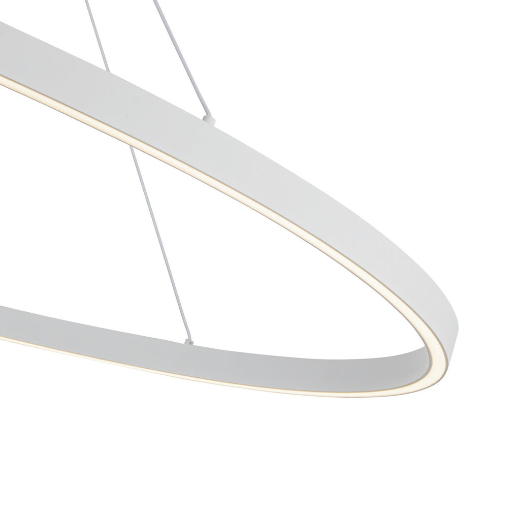 LP79153-WH Ovale 1 Light Pendant | Alternate Image