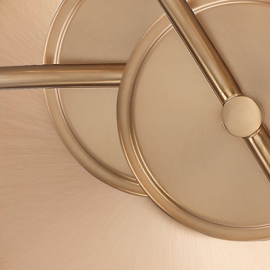 Crystorama Lotus 5.5'' Sconce - Luxe Gold Finish Detail