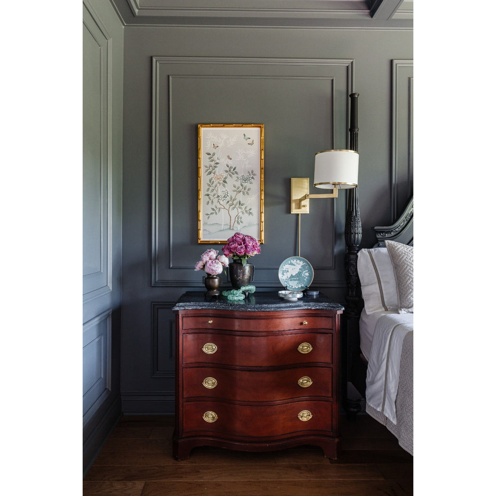 Crystorama Madison 10'' Task Sconce in Aged Brass - Lifestyle View