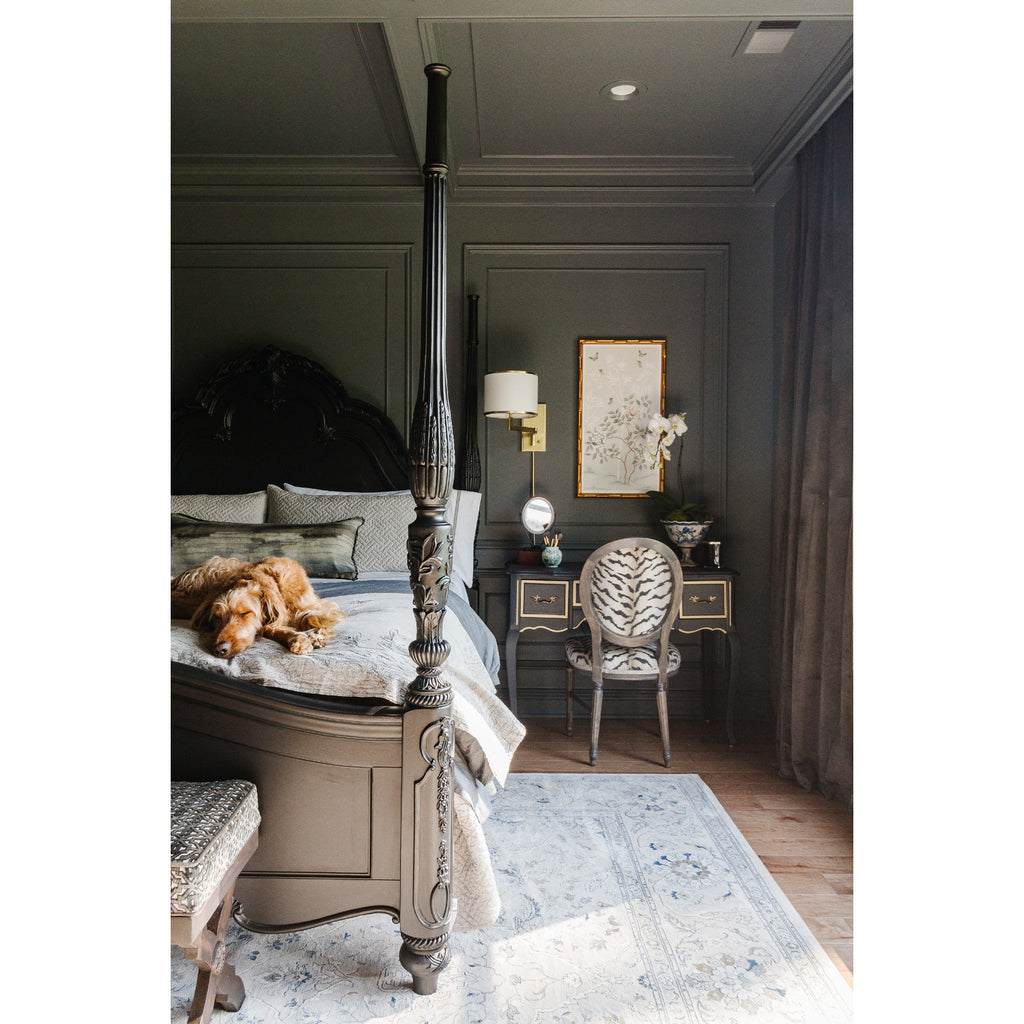 Crystorama Madison 10'' Task Sconce in Aged Brass - Lifestyle View