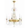 Crystorama Maizey 28'' Chandelier in Antique Gold - Additional View