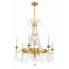 Crystorama Maizey 28'' Chandelier in Antique Gold - Additional View