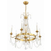 Crystorama Maizey 28'' Chandelier in Antique Gold - Additional View