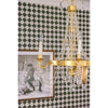 Crystorama Maizey 28'' Chandelier in Antique Gold - Lifestyle View