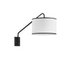Crystorama-OPEN-BOX Mallory 1 Light Swing Arm Sconce in Matte Black - Additional View
