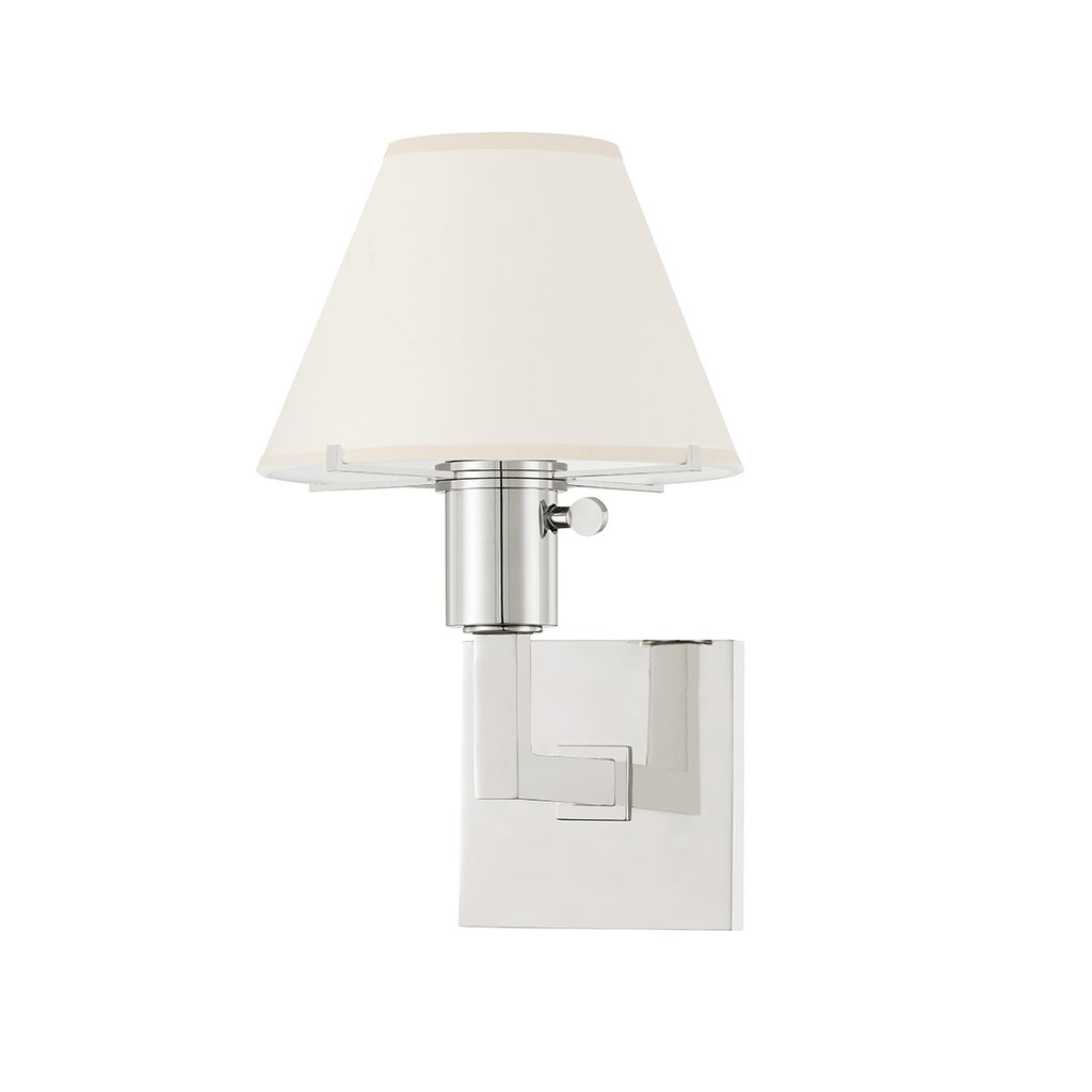 MDS130-PN Leeds 1 Light Sconce Main Image