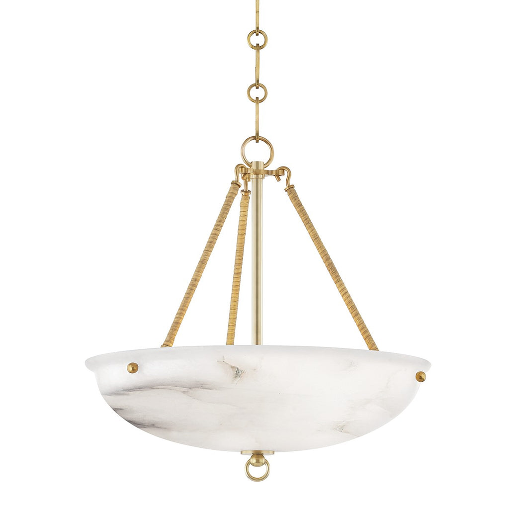 MDS811-AGB Somerset 3 Light Pendant Main Image