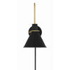 Crystorama Medford 7'' Task Sconce in Matte Black - Additional View