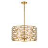 MER-4866-GA_CEILING Meridian 6 Light Semi Flush Mount | Alternate Image