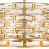 MER-4866-GA_CEILING Meridian 6 Light Semi Flush Mount | Alternate Image