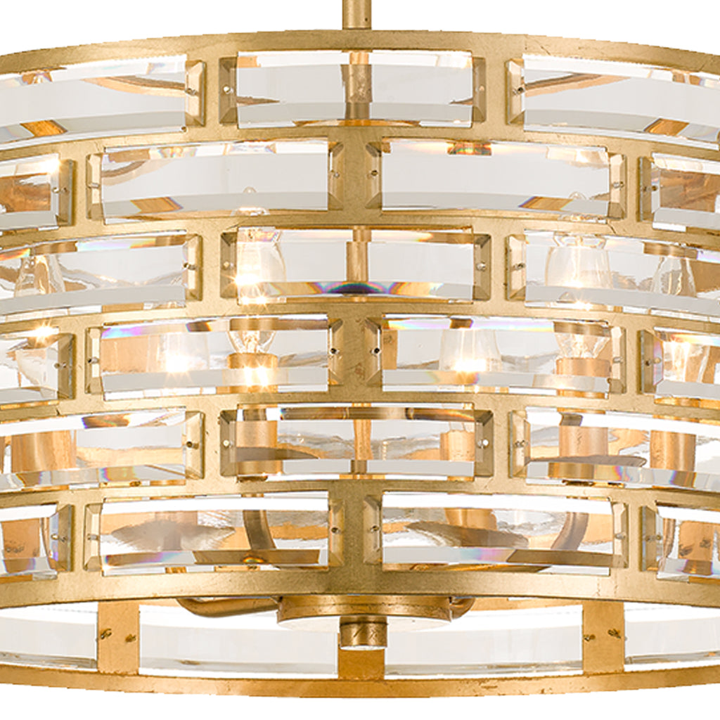 MER-4866-GA_CEILING Meridian 6 Light Semi Flush Mount | Alternate Image