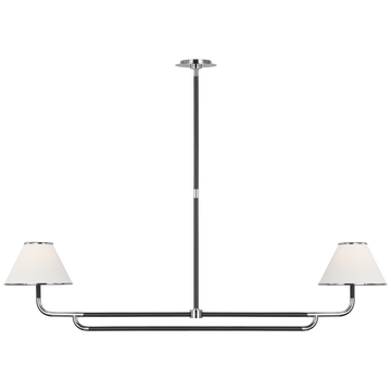 Polished Nickel and Ebony
