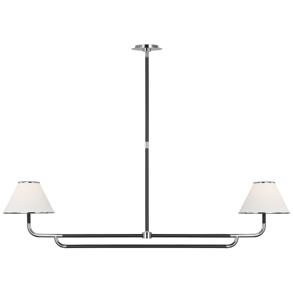 MF5059PNEBL Marie Flanigan Rigby 2 Light Linear Chandelier | Main Image