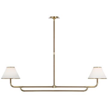 Soft Brass and Natural Oak