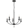 MIL-8005-BK Mila 5 Light Chandelier | Main Image