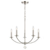 MIL-8005-PN Mila 5 Light Chandelier | Main Image