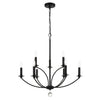 MIL-8009-BK Mila 9 Light Chandelier | Main Image