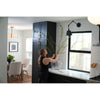 Crystorama Mitchell 7.25'' Task Sconce in Matte Black - Lifestyle View