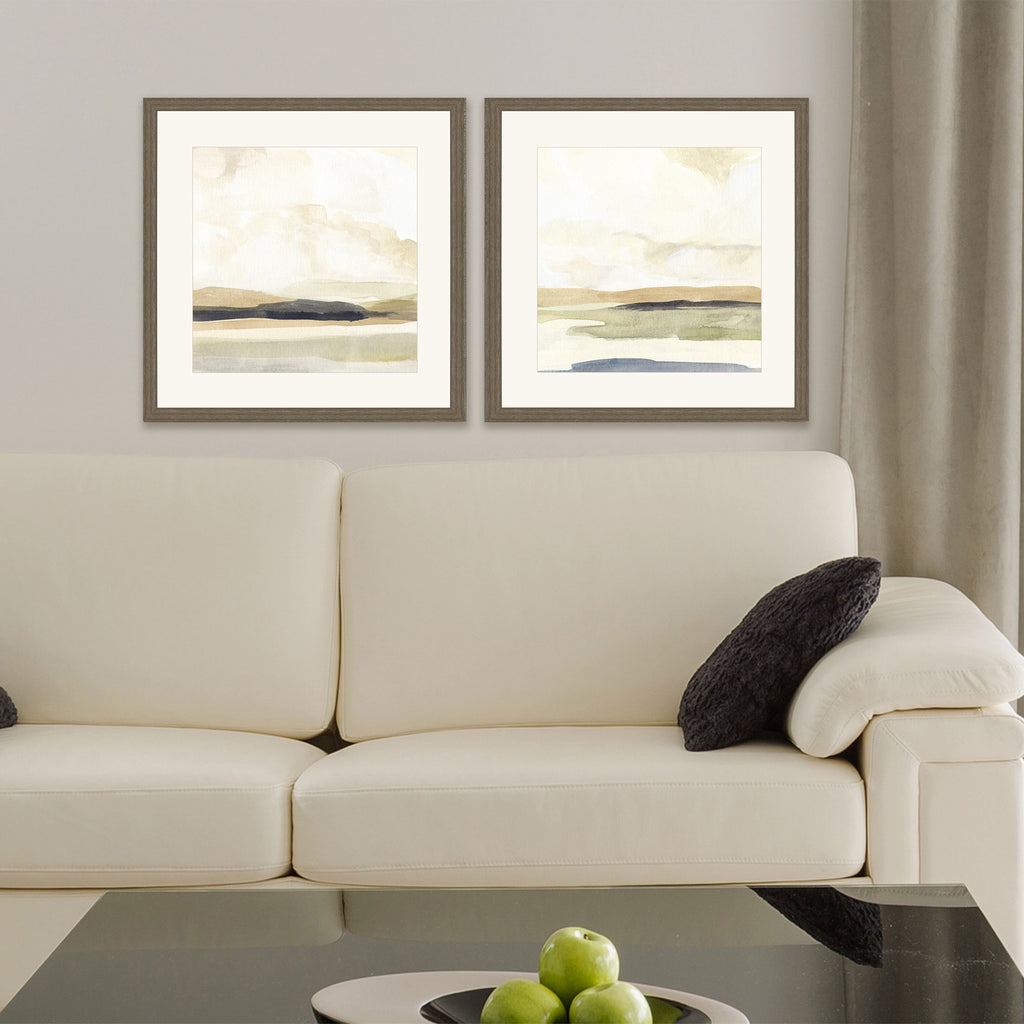15302 Abstract, Slate Horizon I S/2 | Lifestyle Image