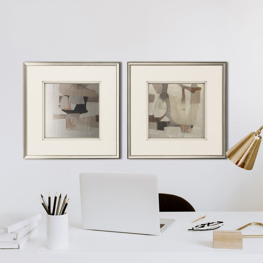22534 Abstract, Silver Shadows I S/2 | Lifestyle Image