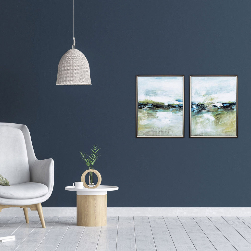 46179 Abstract, Cool Before Warmth S/2 | Lifestyle Image
